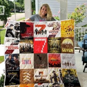 The Magnificent Seven Quilt Blanket 0718  Quilt